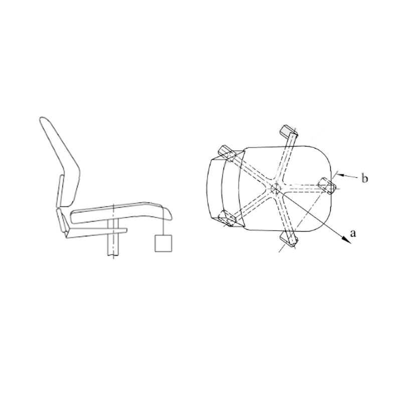 Chair and Desk Point Static Loading and Durability Tester